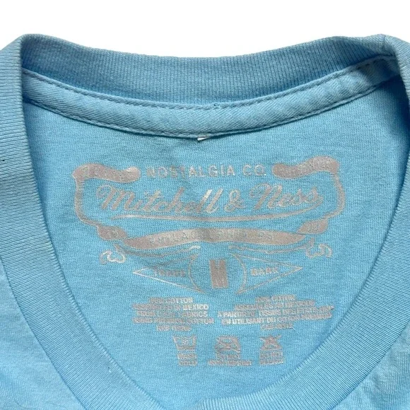 Mitchell & Ness Phillies T-Shirt Cooperstown Collection Blue Retro Tee Shirt M - Picture 5 of 8